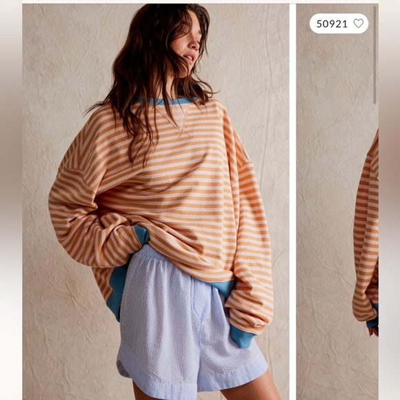Free peoples oversized sweatshirt - Picture 4 of 6